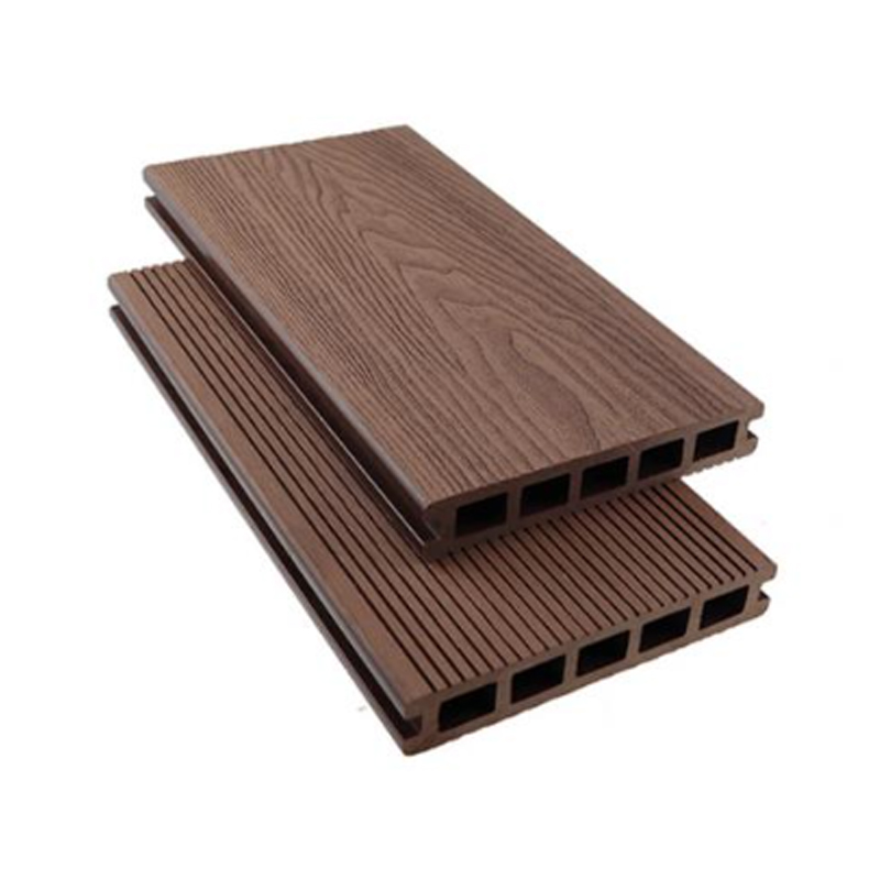 تخته دکینگ WPC توخالی SRL-OE 146*25mm با بافت دانه عمیق چوب