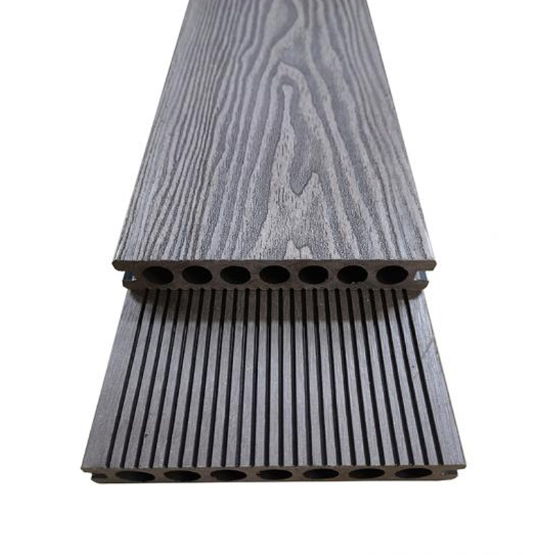 SRL-3D 148 * 23 میلی متر عرشه طرح دار چوب با سوراخ گرد