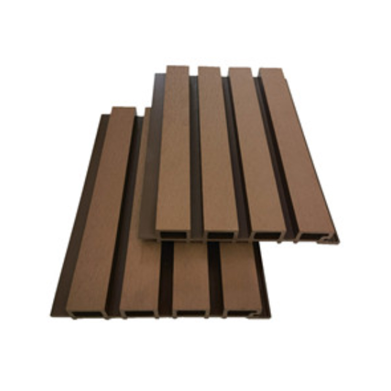 SRL-Cladding 219*28 پانل های روکش دیوار WPC Castellated برای دکوراسیون داخلی و خارجی