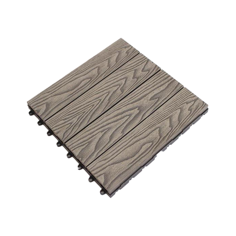 SRL-DK300*300 3D کاشی های عرشه کامپوزیت با نصب آسان برای تراس